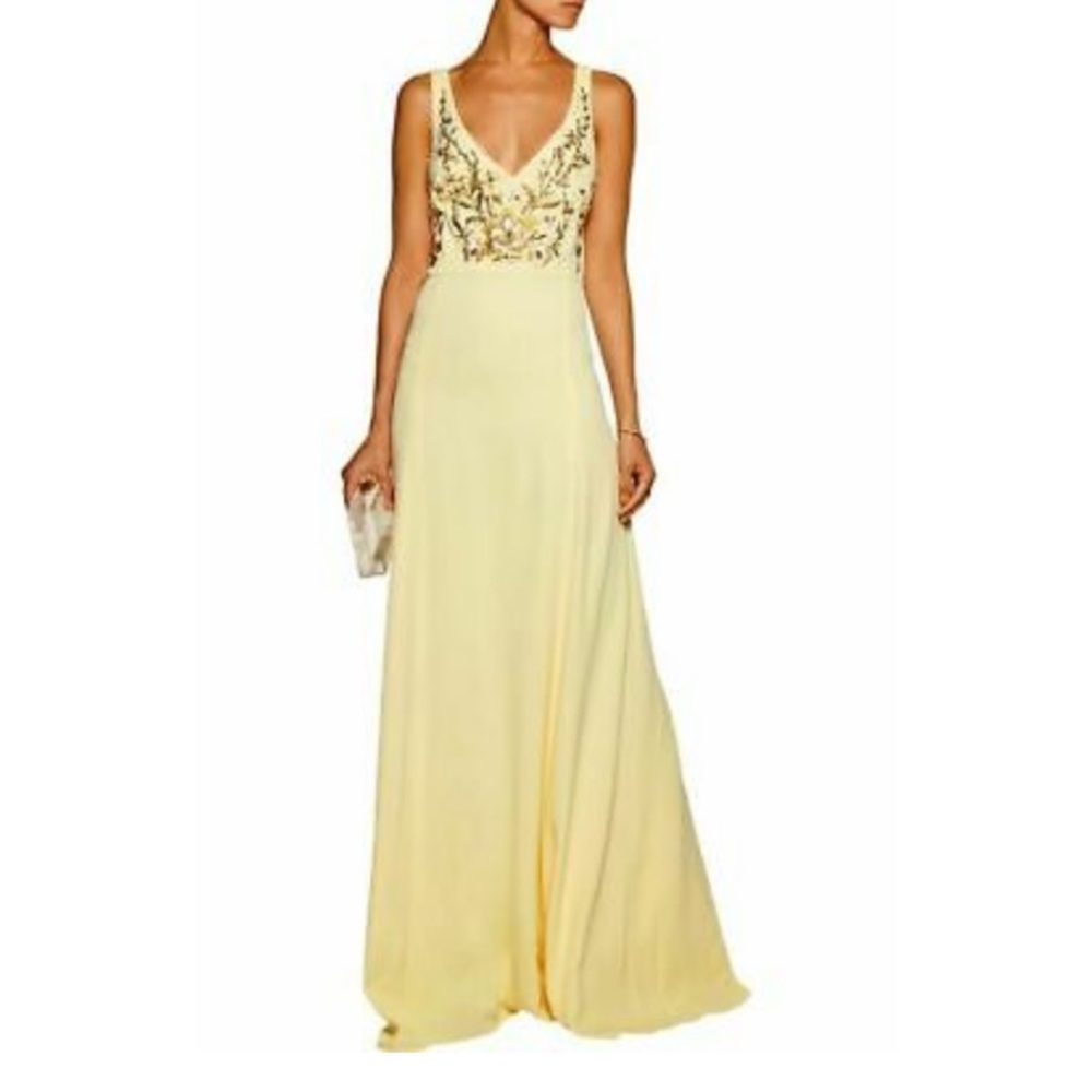 Elegant Yellow Prom Dress
